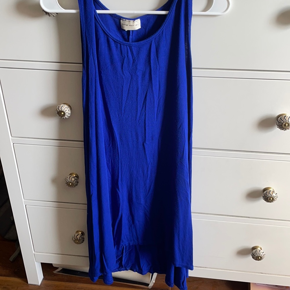 Royal blue dress